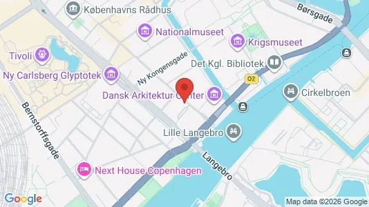 Kontorlokaler til leje i Vesterbro - kort over placeringen
