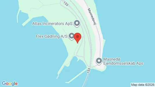 Lagerlokaler til salg i Vordingborg - kort over placeringen