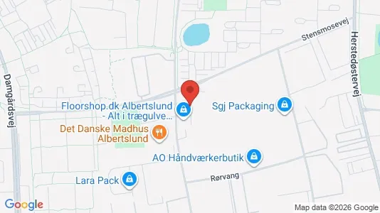 Kontorlokaler til leje i Albertslund - kort over placeringen