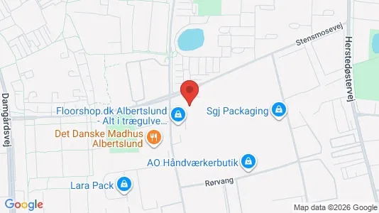Kontorlokaler til leje i Albertslund - kort over placeringen