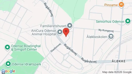Kontorlokaler til leje i Odense C - kort over placeringen