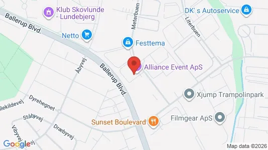 Lagerlokaler til leje i Skovlunde - kort over placeringen