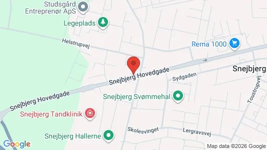 Boligudlejningsejendomme til salg i Herning - kort over placeringen