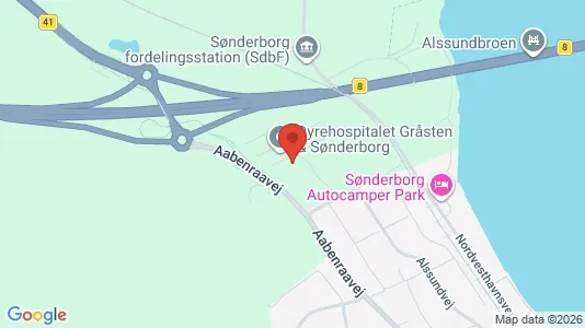 Erhvervsgrunde til salg i Sønderborg - kort over placeringen