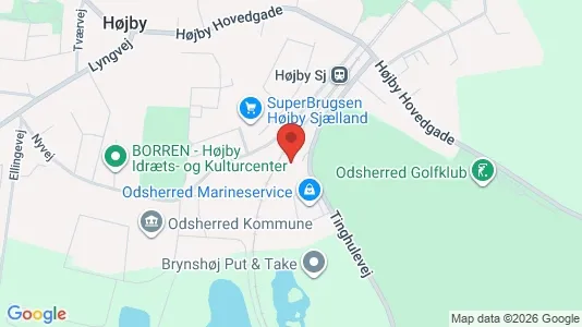 Boligudlejningsejendomme til salg i Højby - kort over placeringen