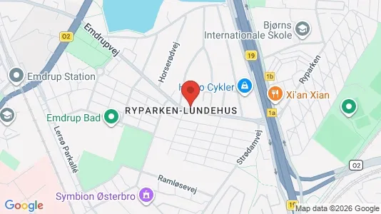 Kontorlokaler til leje i Østerbro - kort over placeringen