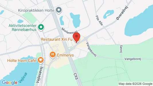 Kontorlokaler til leje i Holte - kort over placeringen