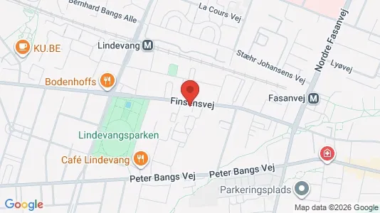 Erhvervslejemål til salg i Frederiksberg - kort over placeringen