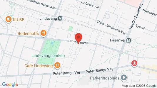 Erhvervslejemål til salg i Frederiksberg - kort over placeringen
