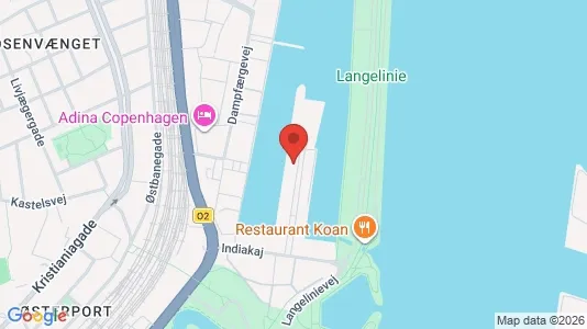 Kontorlokaler til leje i Østerbro - kort over placeringen