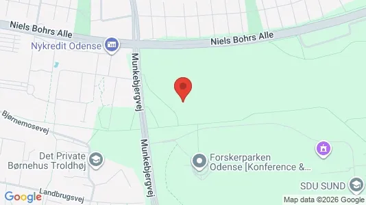 Kontorlokaler til leje i Odense M - kort over placeringen