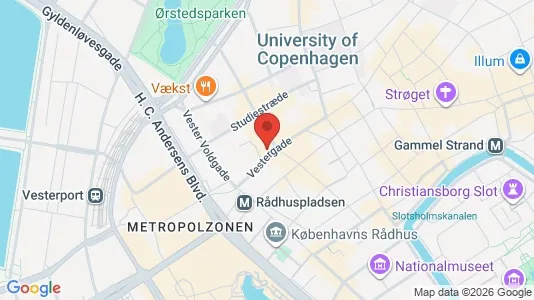 Erhvervslejemål til leje i København K - kort over placeringen