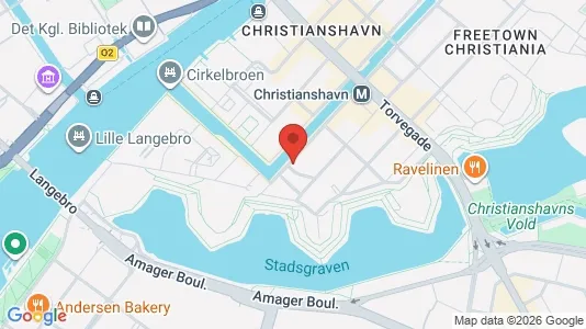 Erhvervslejemål til leje i København K - kort over placeringen