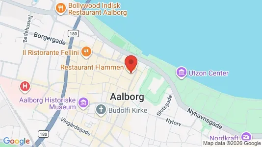 Kontorlokaler til leje i Aalborg Centrum - kort over placeringen