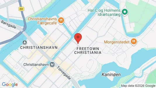 Kontorlokaler til leje i København K - kort over placeringen