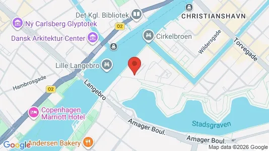Kontorlokaler til leje i København K - kort over placeringen