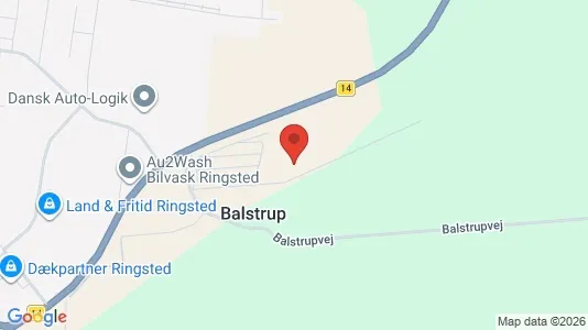 Lagerlokaler til leje i Ringsted - kort over placeringen