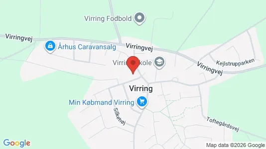 Erhvervsgrunde til salg i Skanderborg - kort over placeringen