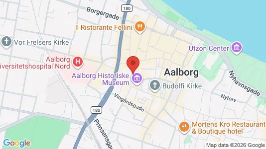 Erhvervslejemål til salg i Aalborg Centrum - kort over placeringen