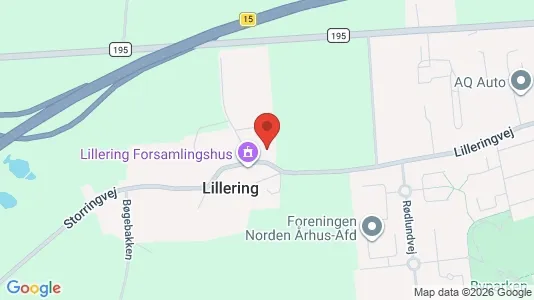 Boligudlejningsejendomme til salg i Harlev J - kort over placeringen