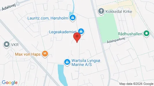 Kontorlokaler til leje i Hørsholm - kort over placeringen