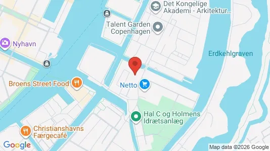 Kontorlokaler til leje i København K - kort over placeringen