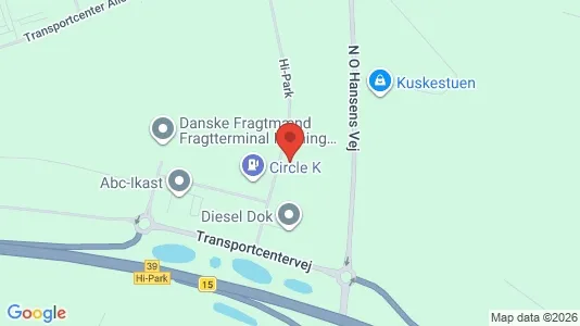 Erhvervsgrunde til salg i Herning - kort over placeringen