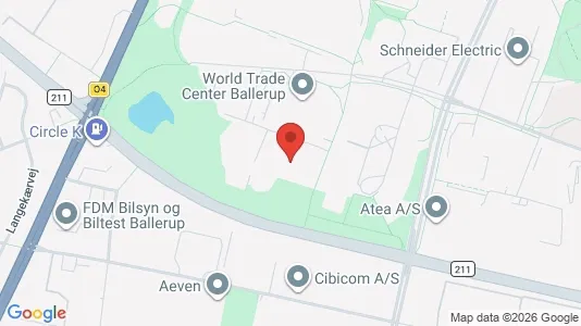 Kontorlokaler til leje i Ballerup - kort over placeringen