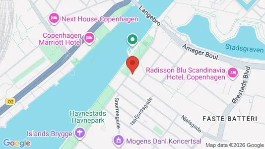 Lagerlokaler til leje i København S - kort over placeringen
