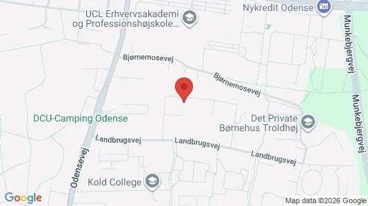 Kontorlokaler til salg i Odense S - kort over placeringen