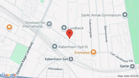 Kontorlokaler til leje i Valby - kort over placeringen