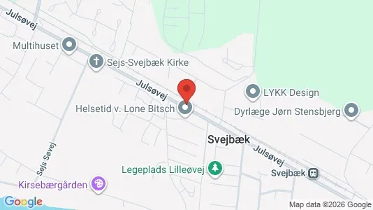 Kontorlokaler til salg i Silkeborg - kort over placeringen
