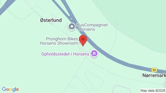 Lagerlokaler til leje i Horsens - kort over placeringen