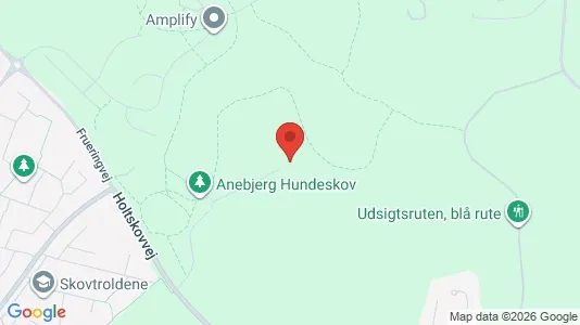 Erhvervsgrunde til salg i Skanderborg - kort over placeringen