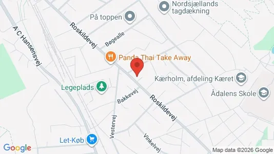 Lagerlokaler til leje i Frederikssund - kort over placeringen