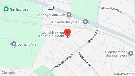 Kliniklokaler til leje i Smørum - kort over placeringen
