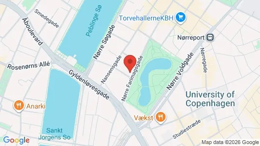Kontorlokaler til leje i København K - kort over placeringen
