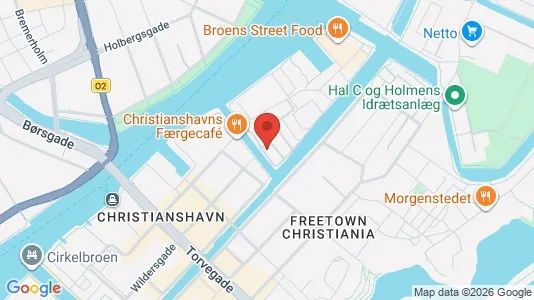 Kontorlokaler til leje i København K - kort over placeringen
