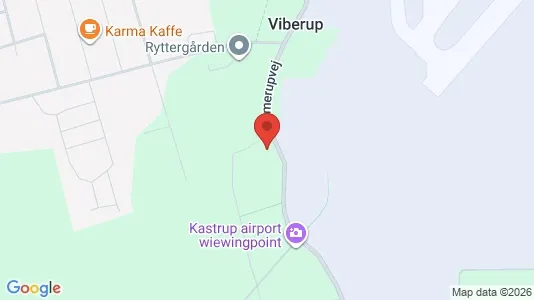 Erhvervsgrunde til leje i Dragør - kort over placeringen