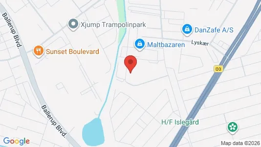 Lagerlokaler til leje i Herlev - kort over placeringen