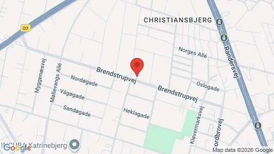 Erhvervslejemål til leje i Århus N - kort over placeringen