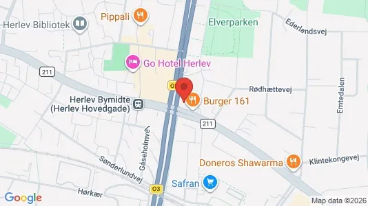 Erhvervslejemål til leje i Herlev - kort over placeringen