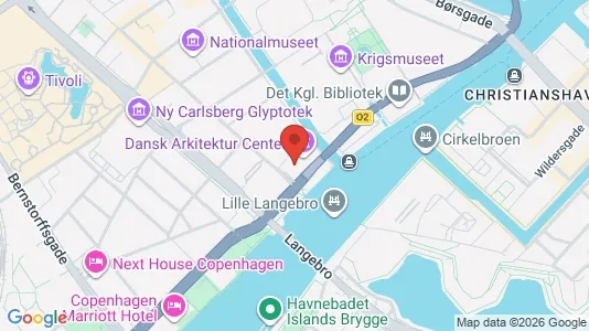 Erhvervslejemål til leje i København K - kort over placeringen