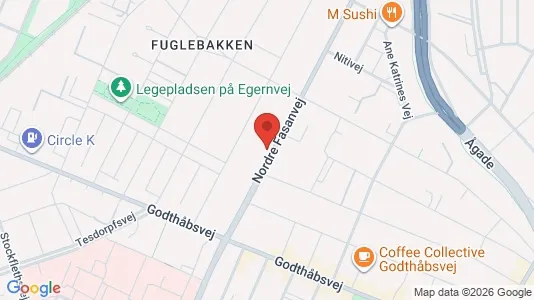Kontorlokaler til leje i Frederiksberg - kort over placeringen