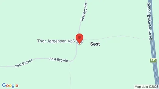 Erhvervslejemål til salg i Rødekro - kort over placeringen