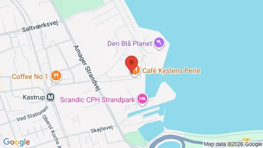 Erhvervslejemål til leje i Kastrup - kort over placeringen