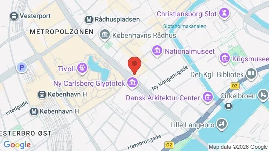 Erhvervslejemål til leje i Vesterbro - kort over placeringen