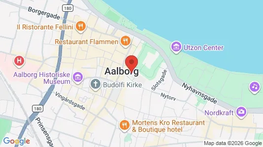 Kontorlokaler til salg i Aalborg Centrum - kort over placeringen