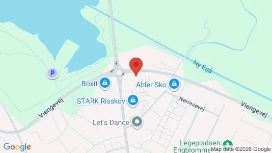 Kontorlokaler til leje i Risskov - kort over placeringen