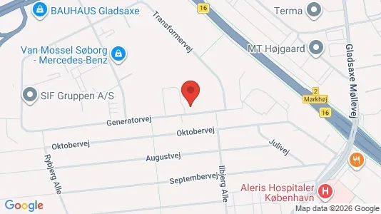 Kontorlokaler til leje i Søborg - kort over placeringen